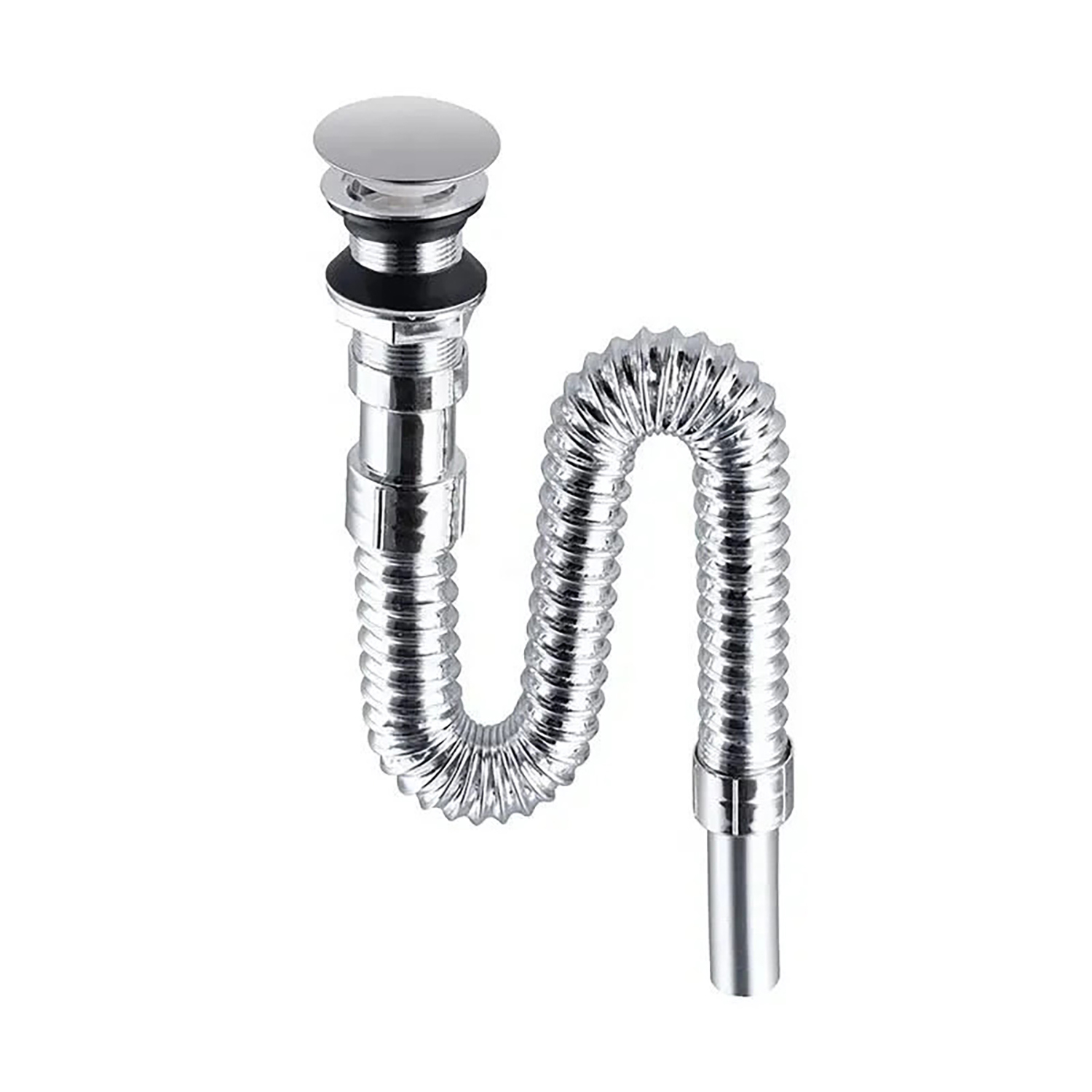 DLUX LAVABO SiFONU KROM