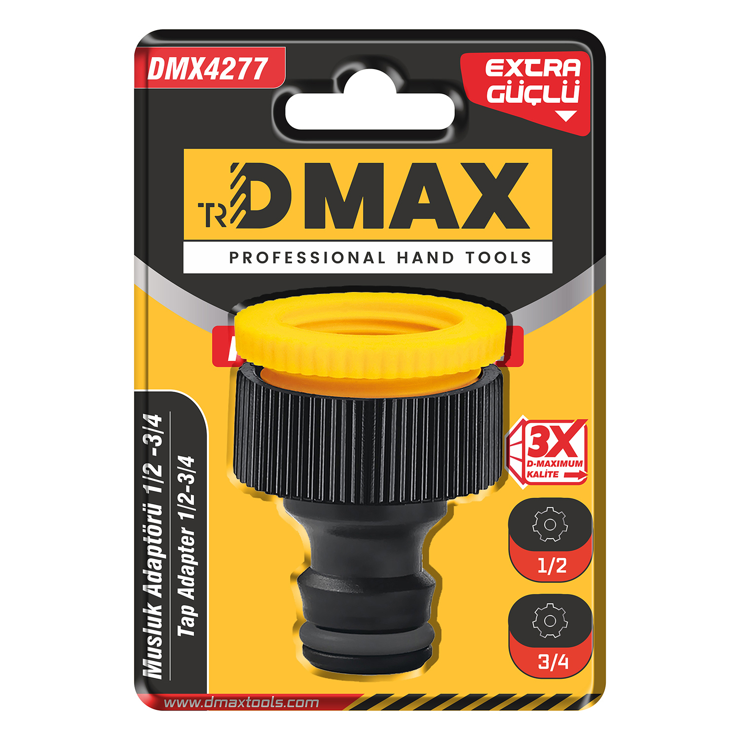 MUSLUK VE HORTUM ADAPTÖRÜ 1/2-3/4 2