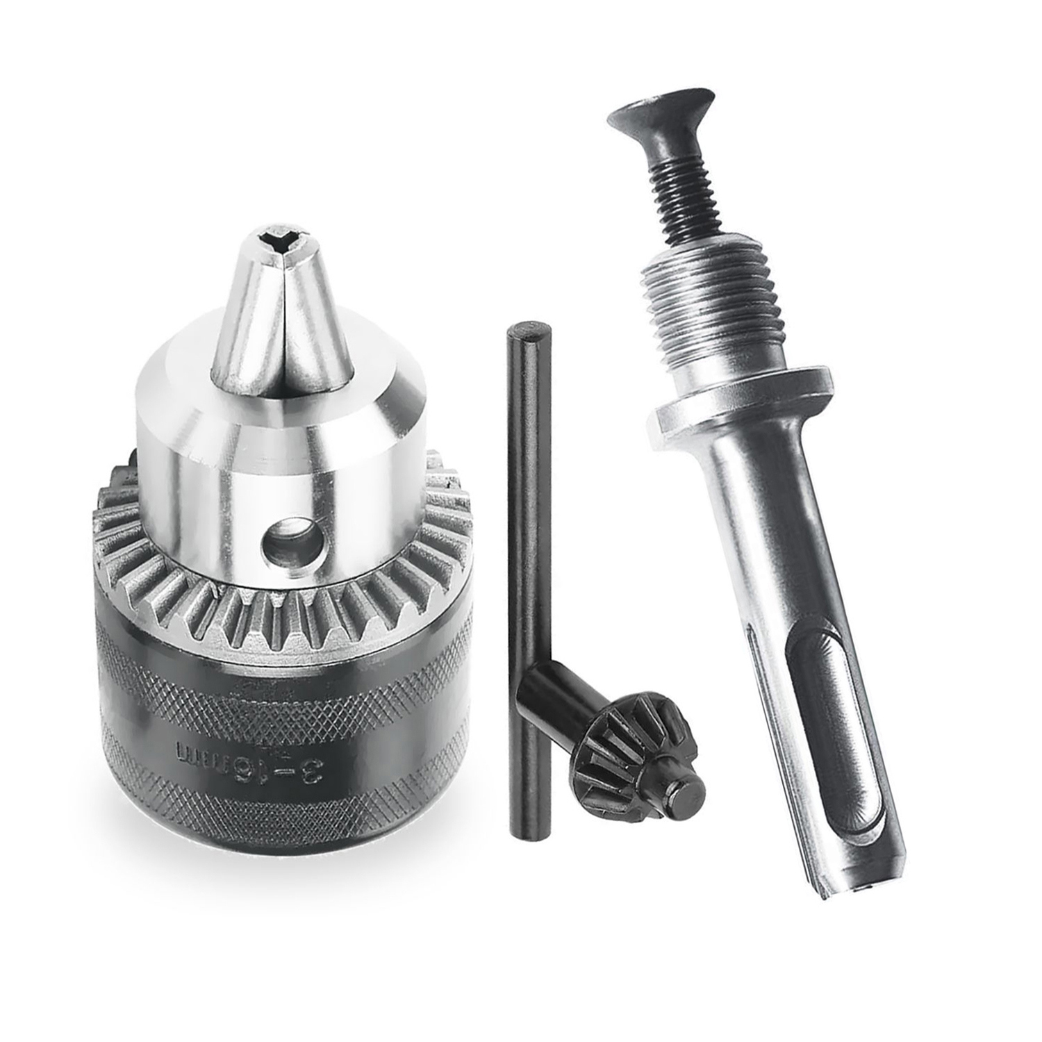 MANDREN SETİ ANAHTARLI VE ADAPTÖRLÜ 3 PCS 13 MM 1/2