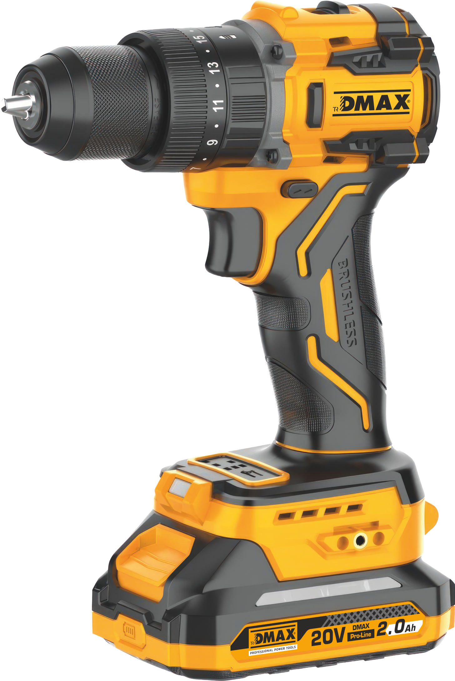 20V  2.0 AH AKÜLÜ DARBELİ MATKAP (KÖMÜRSÜZ MOTOR)