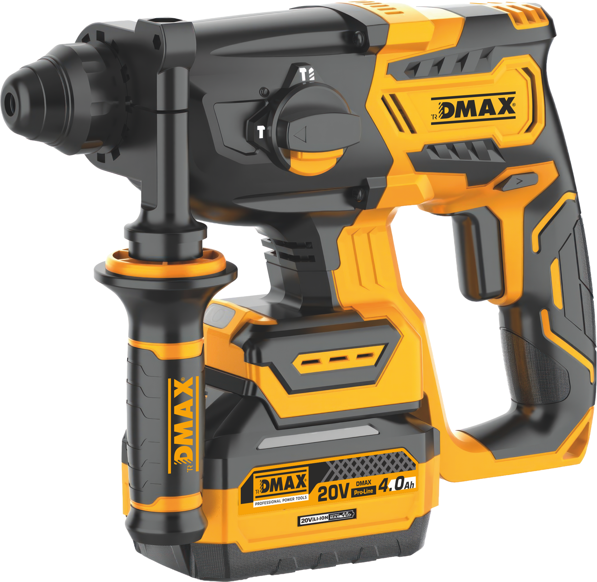 20V 4.0 AH AKÜLÜ ELEKTROPİNOMATİK KIRICI DELİCİ (SDS PLUS) (KÖMÜRSÜZ MOTOR) 2.2 J