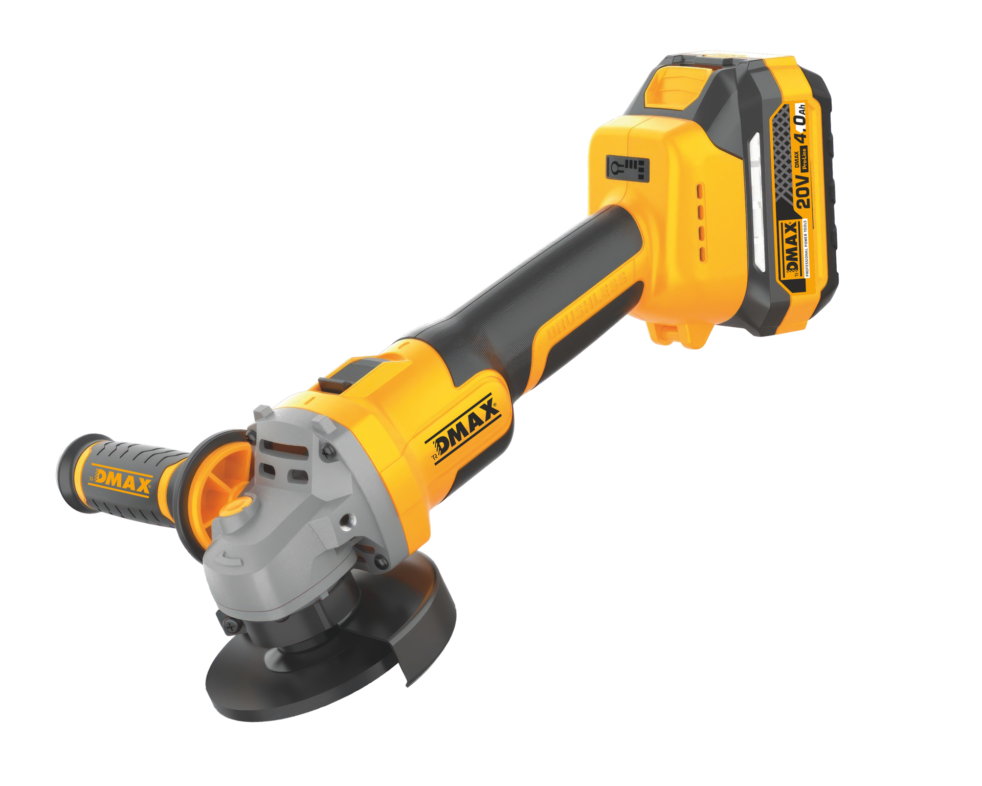 20V 4.0 AH AKÜLÜ TAŞLAMA  115mm / 125mm (KÖMÜRSÜZ MOTOR)
