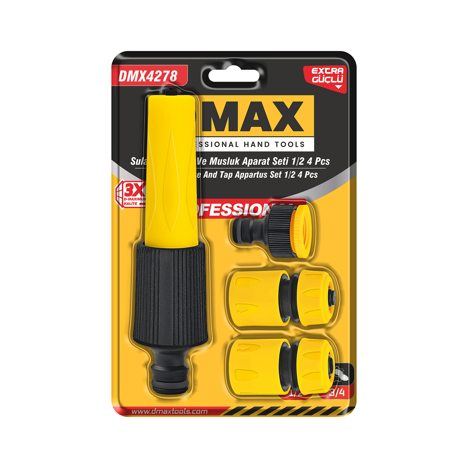 SULAMA VE MUSLUK APARATI  SETİ  - 4 PCS